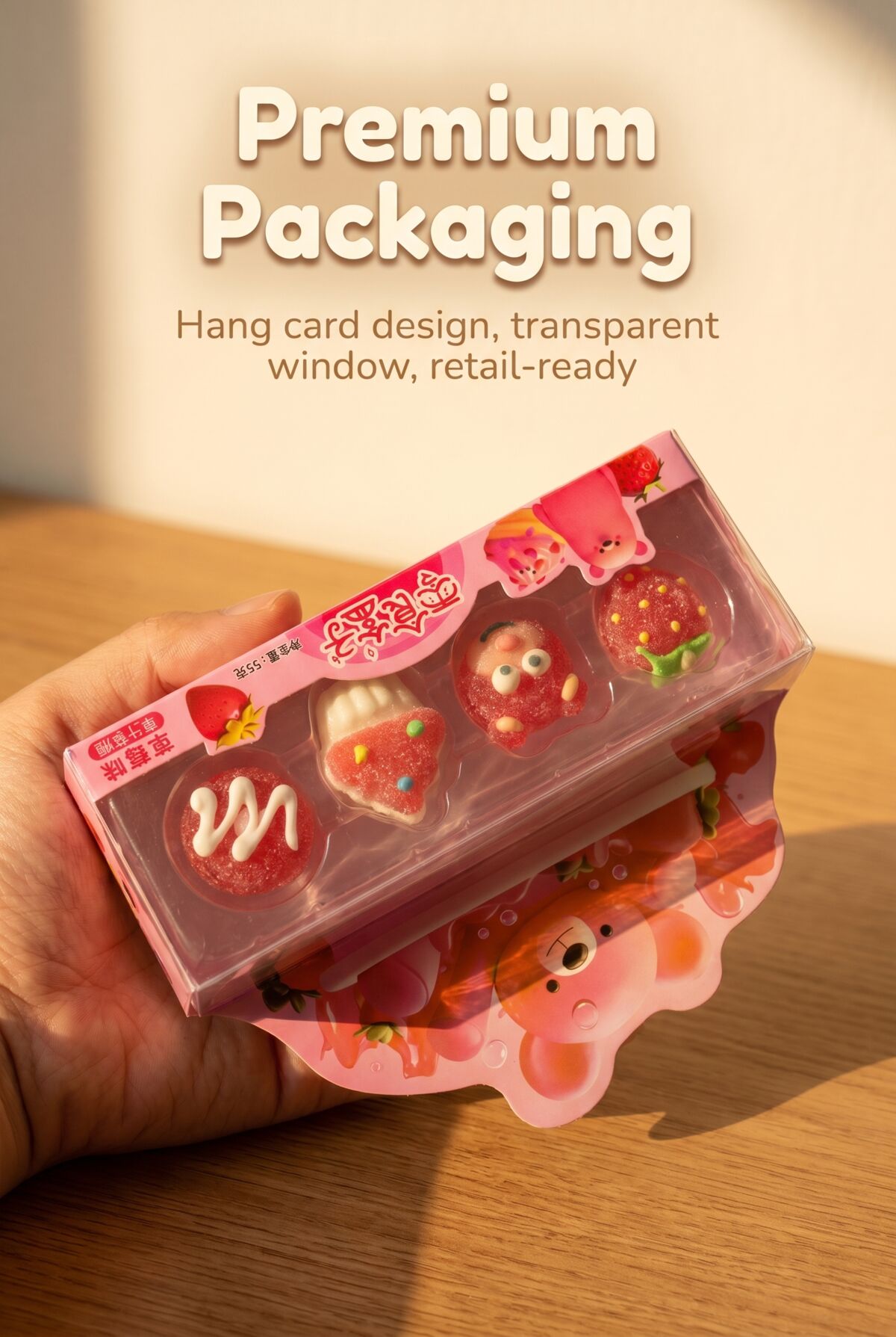Retail packaged hard candy and lollipop formats